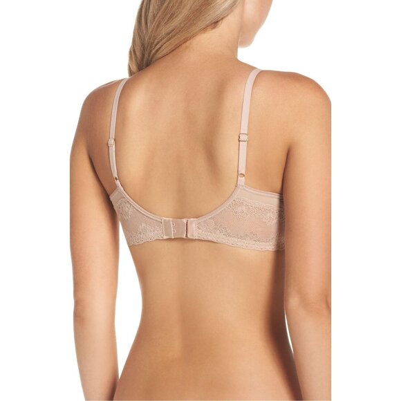 🆕NATORI Bliss Full Underwire T-Shirt Bra 34DDD Nude Beige #721154 - Picture 3 of 9